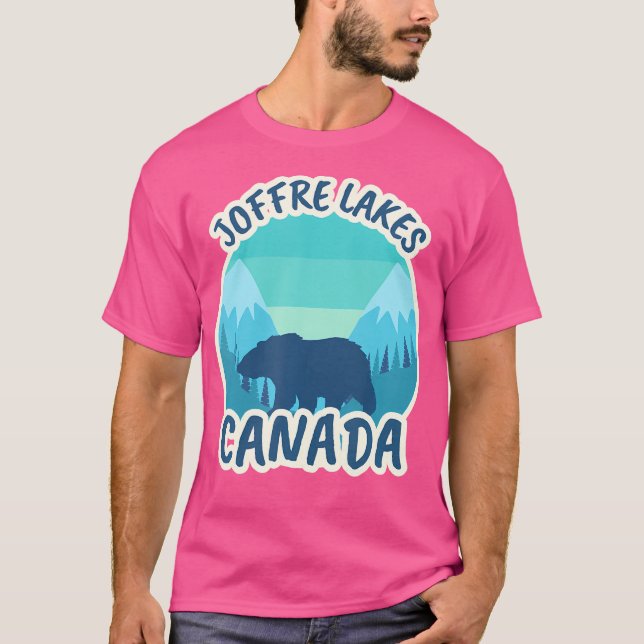 Joffre Sjöar Canada Hike Hiking T Shirt (Framsida)