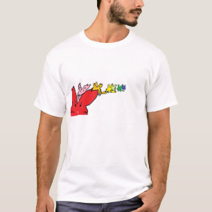 Jogga för springkaniner tee shirt