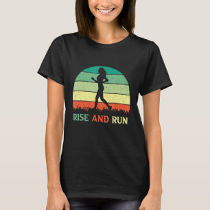 Joggande Joggare Springer Marathon 42 km 5 T Shirt