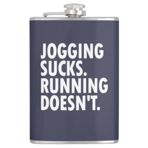 Joggande Sucks. Det går inte. Fickplunta