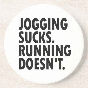 Joggande Sucks. Det går inte. Underlägg