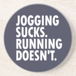 Joggande Sucks. Det går inte. Underlägg Sandsten