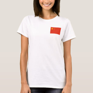 Joggare av Ull Zip hos kvinnor med flagga av China Tee Shirt