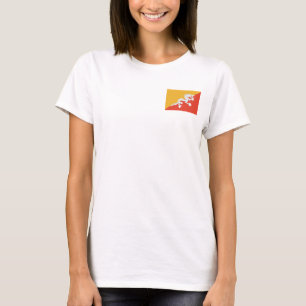 Joggare av Ull Zip med flagga av Bhutan T-shirt