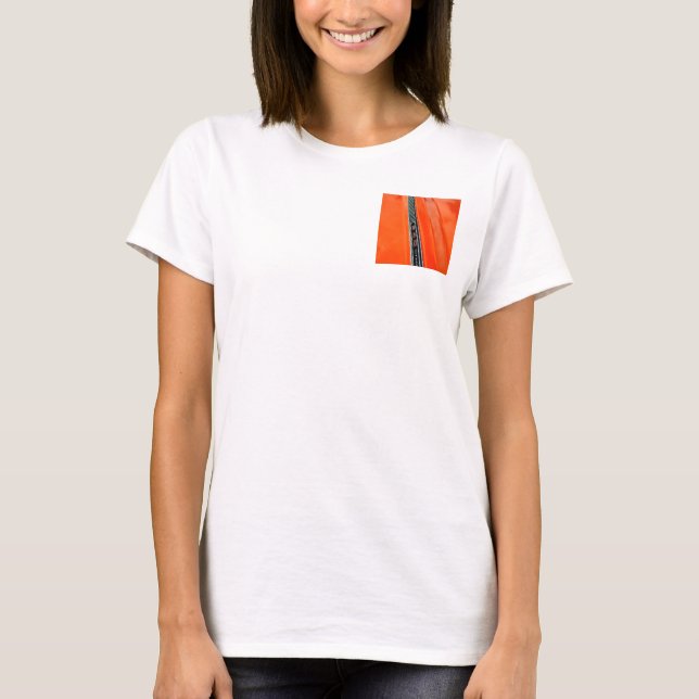 Joggare för damdocka-Dart-zip Tee Shirt (Framsida)