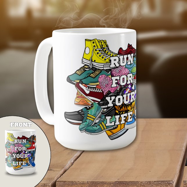 Joggare för fet popup-Springer Kaffemugg (Skapare uppladdad)