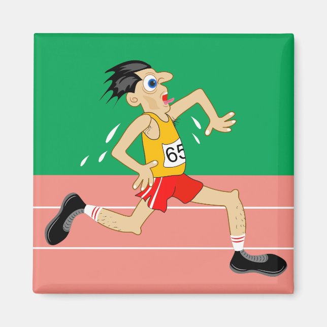 Joggare Magnet (Framsidan)