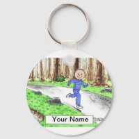 Joggare - Manlig Tecknad av PrintedPerfection.com