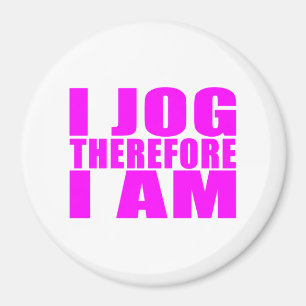 Joggare med usla flickor citattecken : Jag anslute Magnet