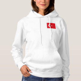 Joggarn Ull för kvinnor med flagga av Turkiet Tee Shirt