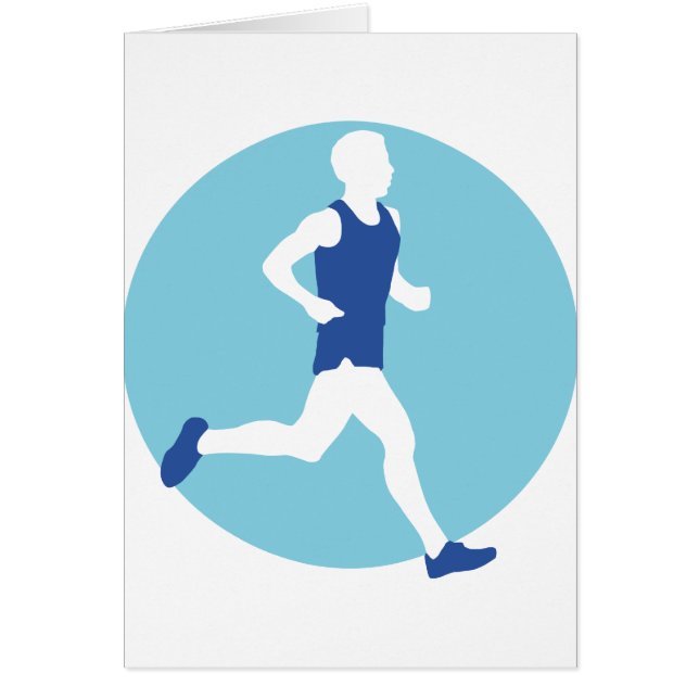 Jogger Hälsningskort (Framsidan)