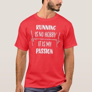 Jogger Heartslag Marathon Triathlon T Shirt