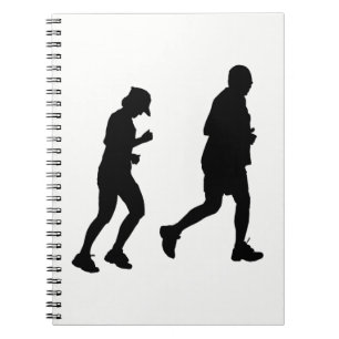 Jogger Silhouette Anteckningsbok