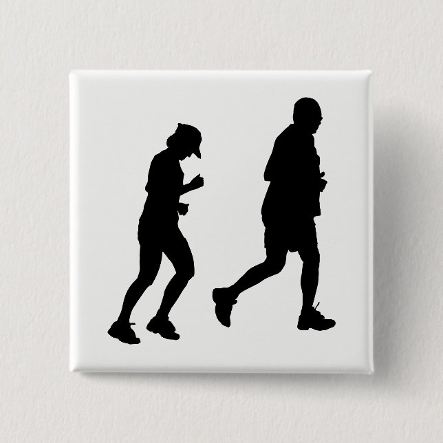 Jogger Silhouette Knapp (Framsida)