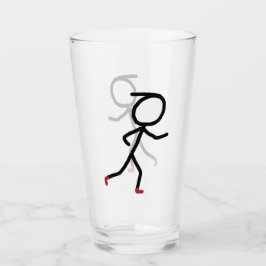 Jogger Stickman Glaskopp