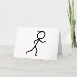 Jogger Stickman Kort