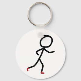 Jogger Stickman Nyckelring