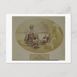 Jogis eller Snake Charmers, Low Caste Caste Hindus Vykort