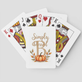 Jogo de Baralho Ação de Graças Casinokort
