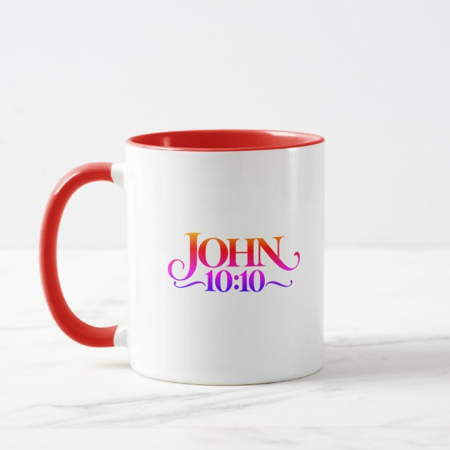 Joh 10:10 mugg (Vänster)