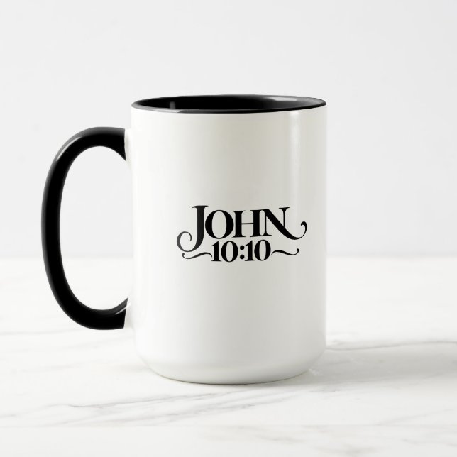 Joh 10:10 mugg (Vänster)