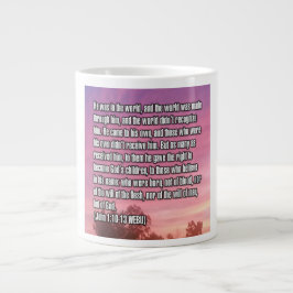 Joh 1:10-13 WEBU Mugg Jumbo Mugg