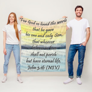 Joh 3:16 fleecefilt