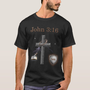 Joh 3:16 kristen t shirt