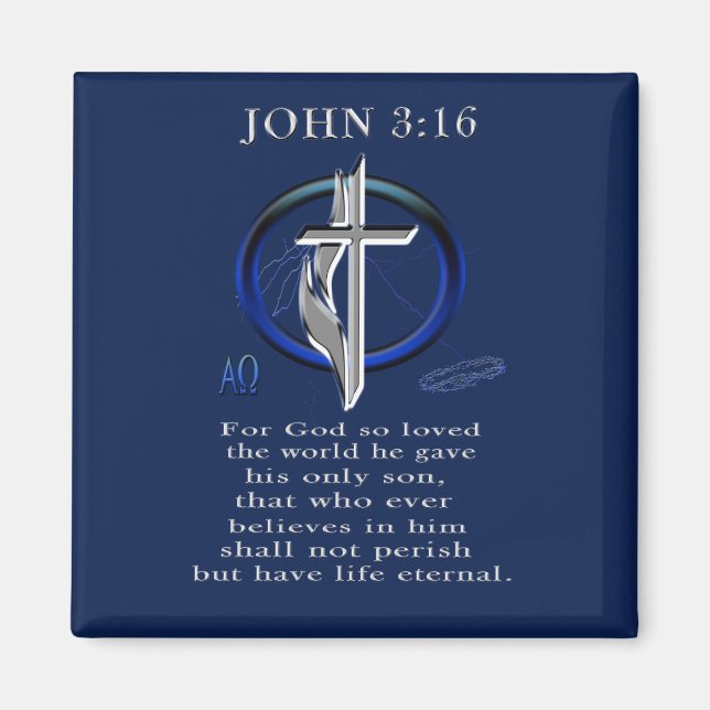 Joh 3:16 magnet (Framsidan)