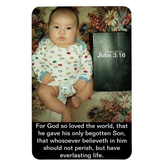 Joh 3:16 magnet (Vertikal)