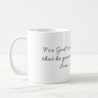 Joh 3:16, presentmugg kaffemugg
