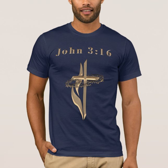 Joh 3:16 t shirt (Framsida)