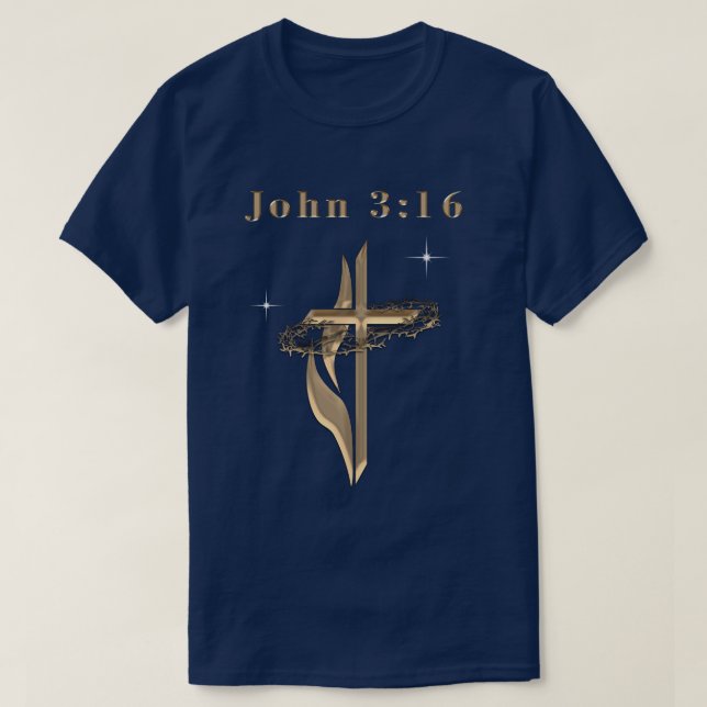 Joh 3:16 t shirt (Design framsida)