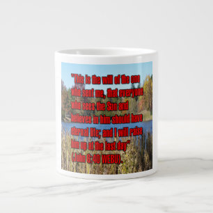 Joh 6:40 WEBU Mugg Jumbo Mugg