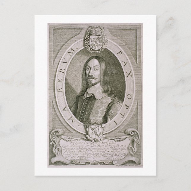 Johan Axelsson Oxenstierna (1611-57) Count of Sode Vykort (Framsida)