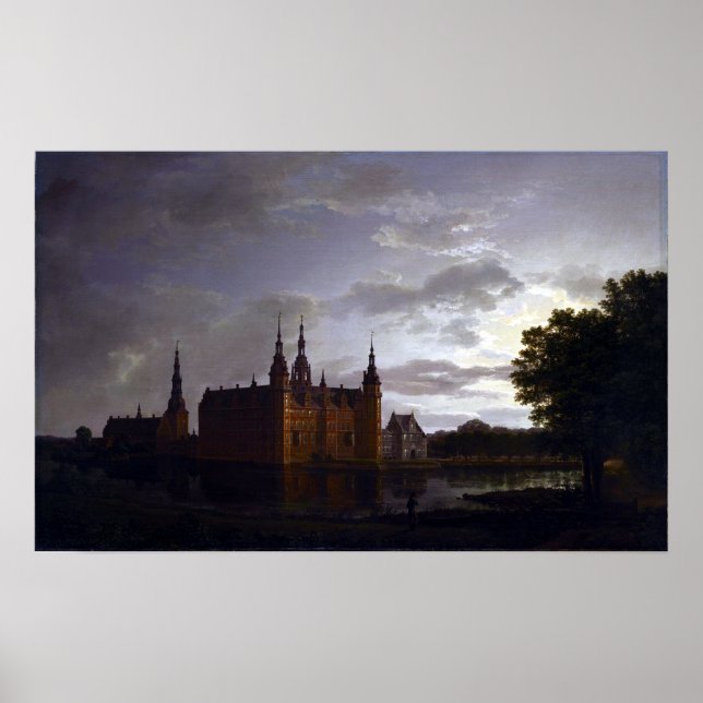Johan Christian Claussen Dahl Frederiksborg Castle Poster (Framsidan)