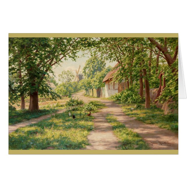 Johan Krouthén Sommarlandskap CC0447 Hälsningskort (Framsidan Horizontal)