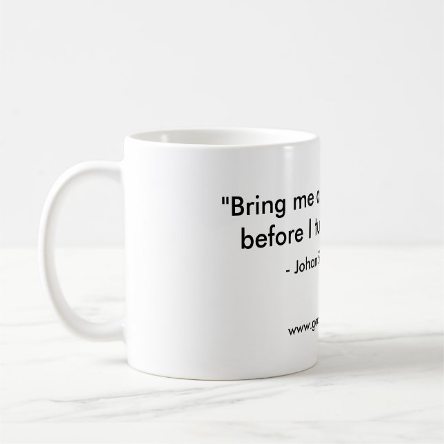Johan Sebastian Bachs kaffemugg (Vänster)