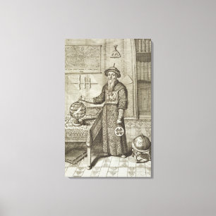 Johann Adam Schall von Sätta en klocka på Canvastryck