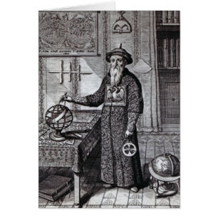 Johann Adam Schall von Sätta en klocka på Hälsningskort