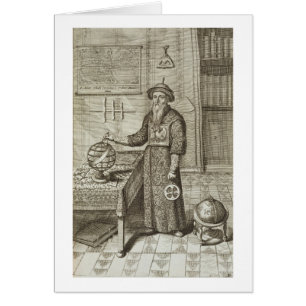 Johann Adam Schall von Sätta en klocka på Hälsningskort