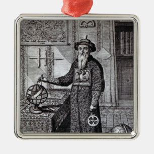 Johann Adam Schall von Sätta en klocka på Julgransprydnad Metall