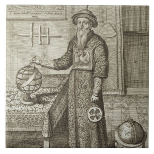 Johann Adam Schall von Sätta en klocka på Kakelplatta