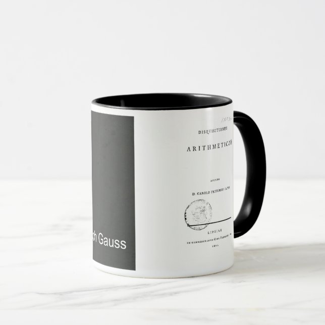 Johann Carl Friedrich Gauss Mugg (Framsida höger)