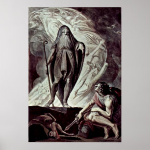 Johann Heinrich fusel Tiresias visas till Ulysses Poster