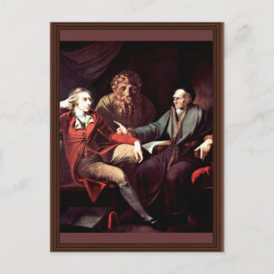 Johann Heinrich Fuseli talar till Zurich Histo Vykort