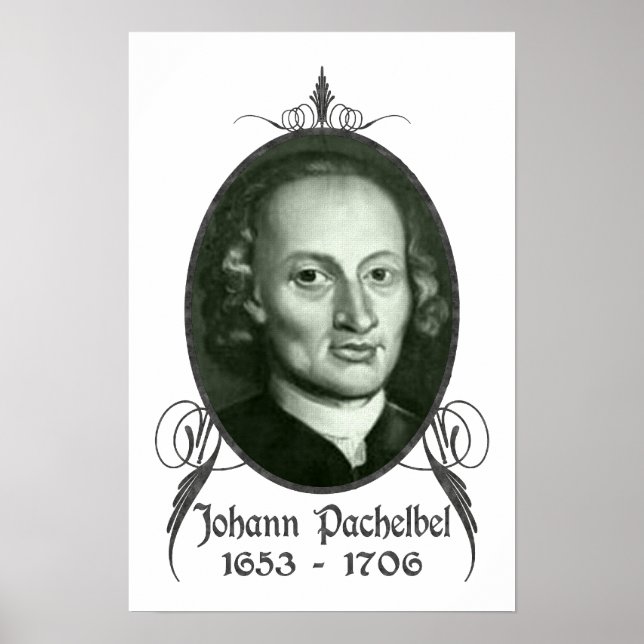 Johann Pachelbel Poster (Framsidan)