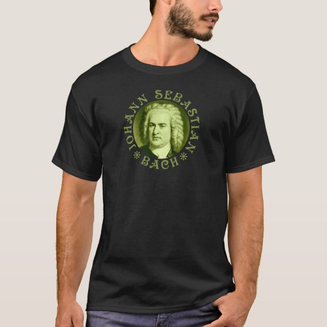 Johann Sebastian Bach - 1 - Vintage - GRZZ T-Shirt (Framsida)