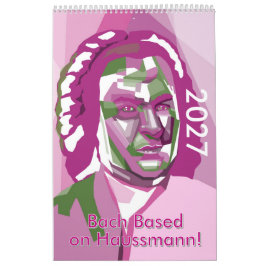 Johann Sebastian Bach 2027, en modern kompositör Kalender