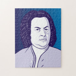 Johann Sebastian Bach als Puzzle Pussel